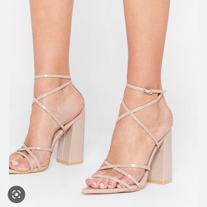 Prove Your Point Strappy Block heels